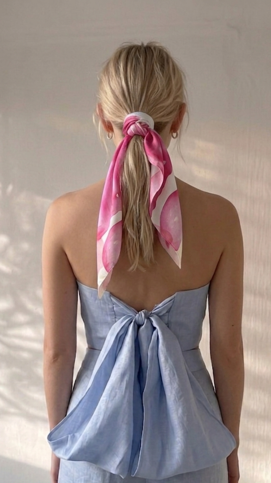 100% Silk Artesian Hair Tie