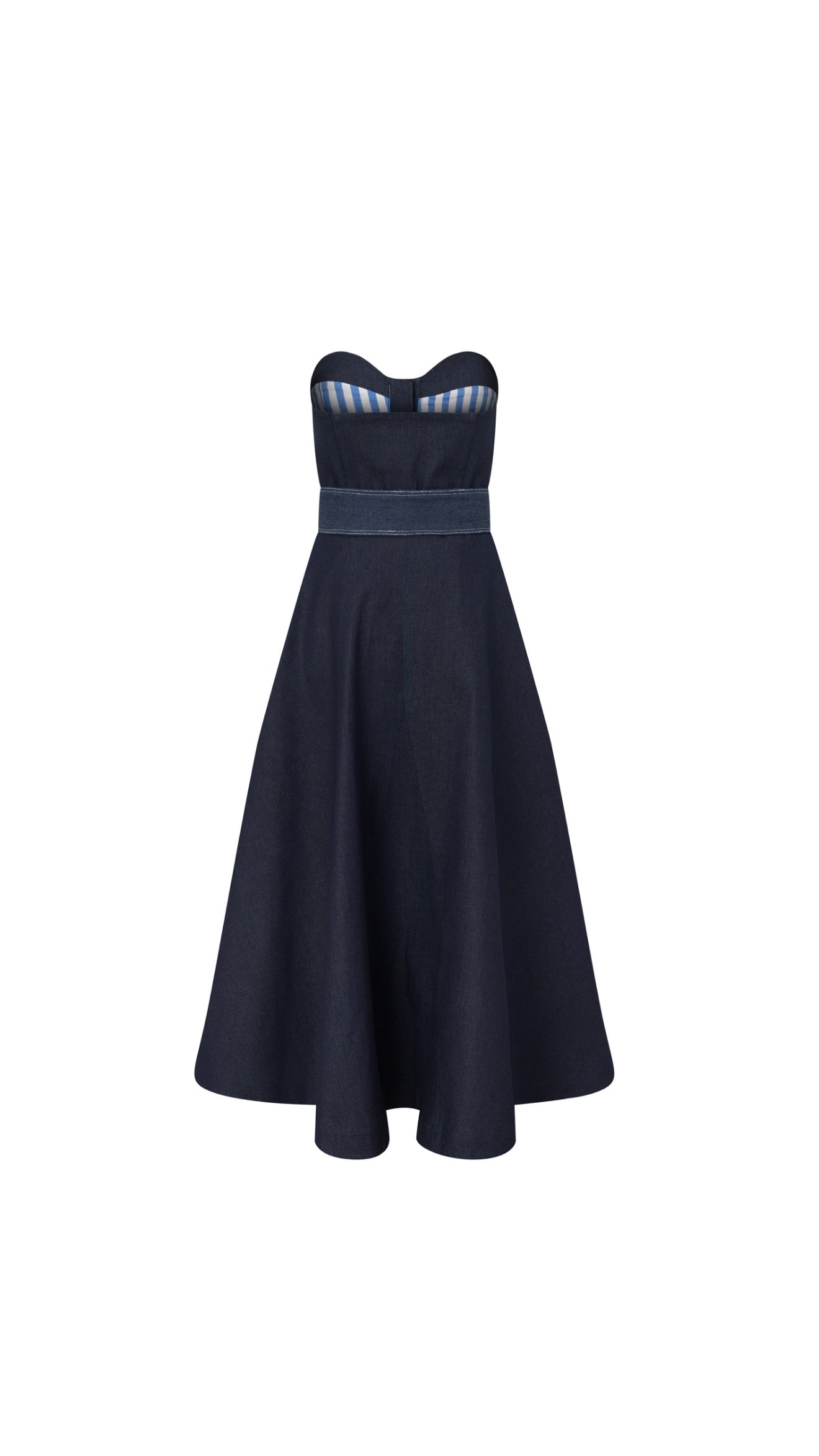 Denim Bustier Dress
